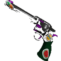 Стикерс (Пистолет) (Stickers (Gun)) в MM2